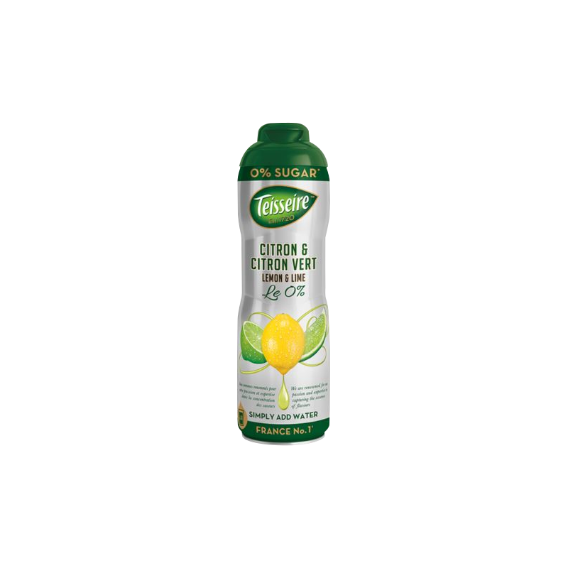 Teisseire syrop bez cukru lemon lime 0,6l