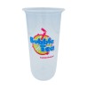 Kubek bezbarwny BUBBLE TEA LOGO 95mm 700ml - 50szt