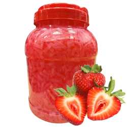 Żelki Truskawkowe z kokosa do Bubble Tea 3,8 kg - Nata de Coco Jelly