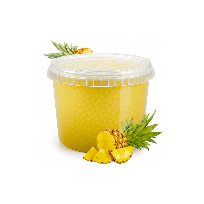 Kulki do Bubble Tea Ananasowe 3,2 kg - Popping Boba